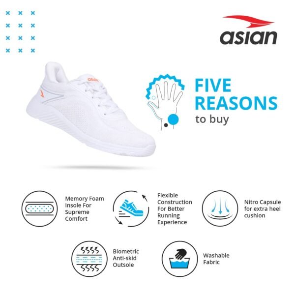 ASIAN Men's Wonder Sports Casual Sneaker - Image 7