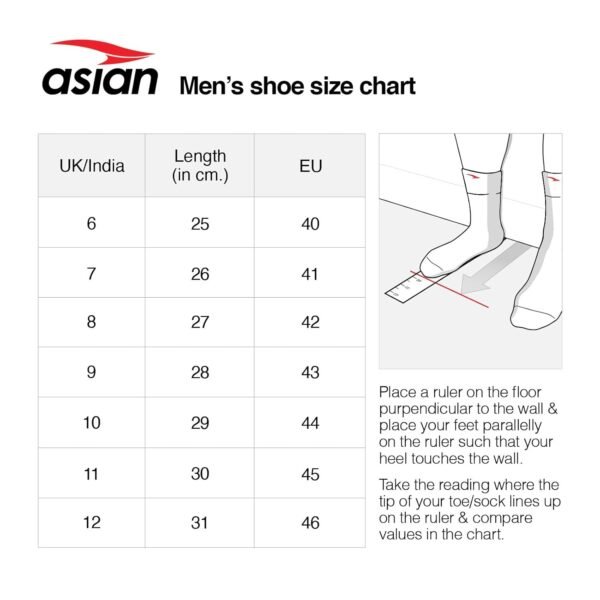 ASIAN Men's Wonder Sports Casual Sneaker - Image 6