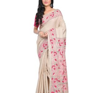 Woven Printed Tasar Ethnic Wear Saree