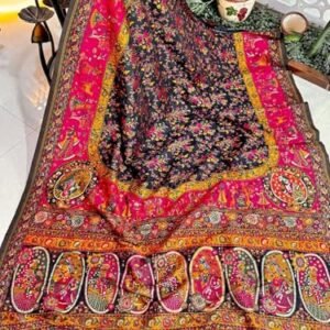 Rajwadi Kalamkari Desinger Saree