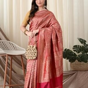 Shikargah Silk Handloom Banarasi Saree